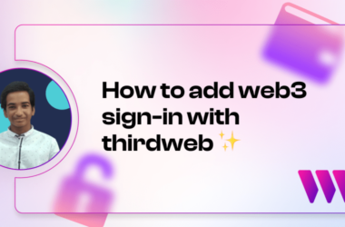 how-to-add-web3-sign-in-with-thirdweb-