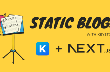 build-static-blogs-with-keystone