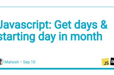 javascript:-get-days-&-starting-day-in-month