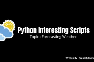 forecast-your-weather-with-python script