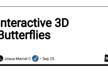 interactive-3d-butterflies