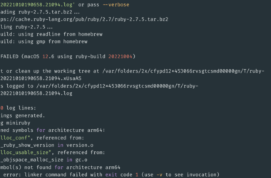 troubleshooting-ruby-build