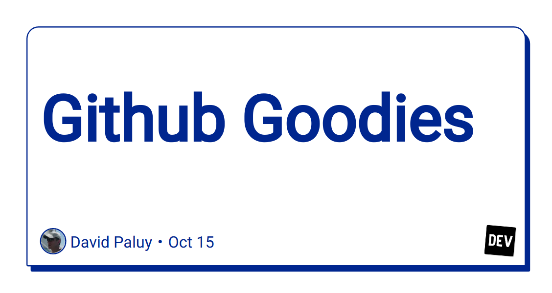 github-goodies