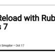 hotreload-with-ruby-on-rails-7