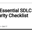 the-essential-sdlc-security-checklist