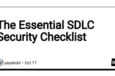 the-essential-sdlc-security-checklist