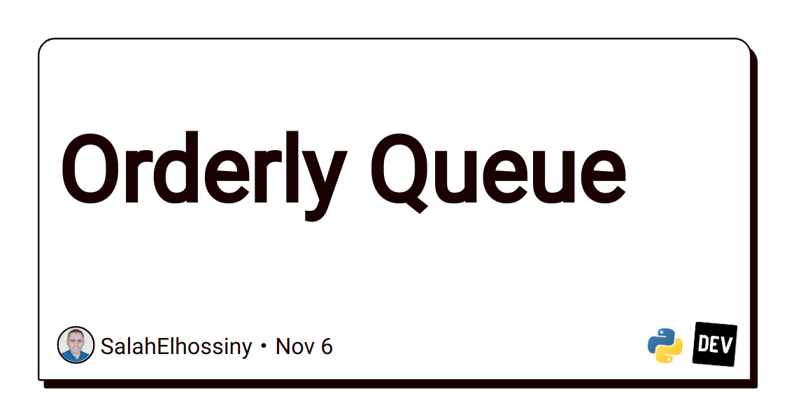 orderly-queue