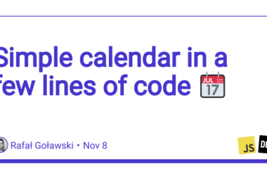 simple-calendar-in-a-few-lines-of-code-