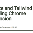 svelte-and-tailwind-for-building-chrome-extension
