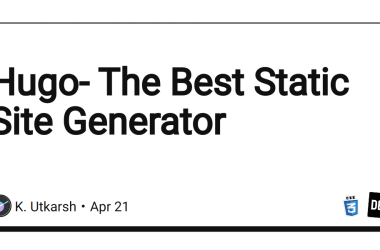hugo-the-best-static-site-generator
