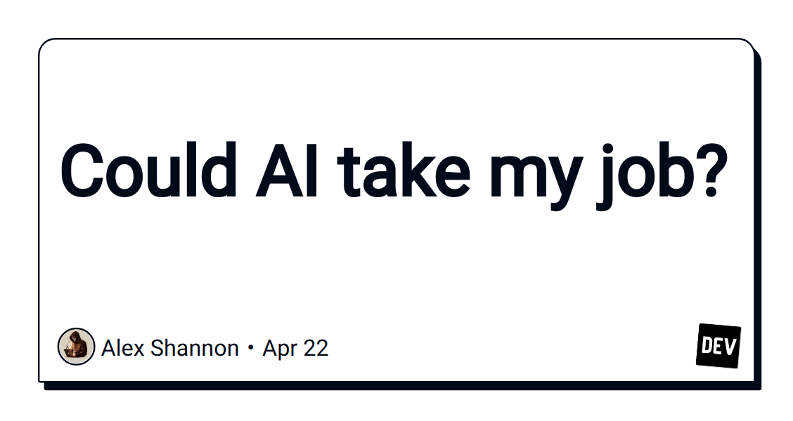 could-ai-take-my-job?
