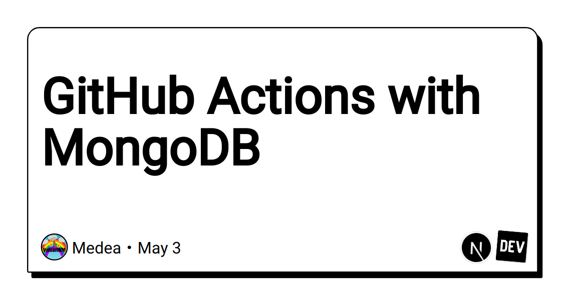 github-actions-with-mongodb