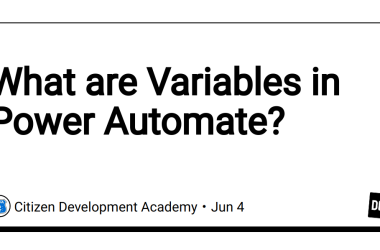 what-are-variables-in-power-automate?