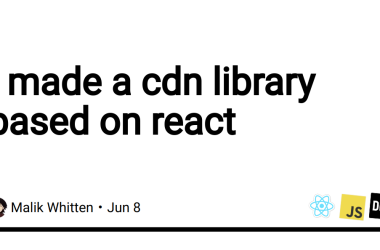 i-made-a-cdn-library-based-on-react