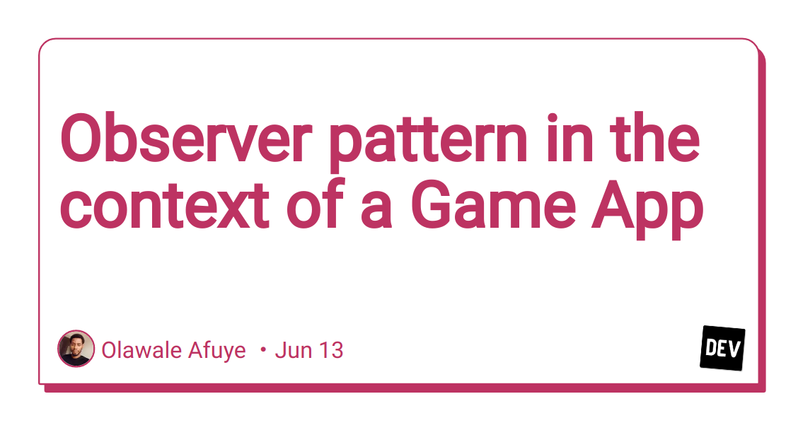 observer-pattern-in-the-context-of-a-game-app