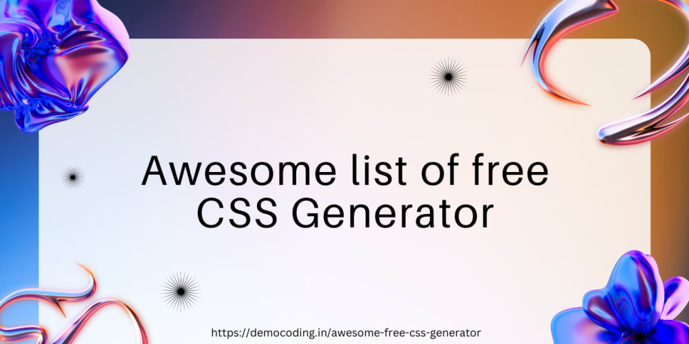 awesome-list-of-free-css-generator