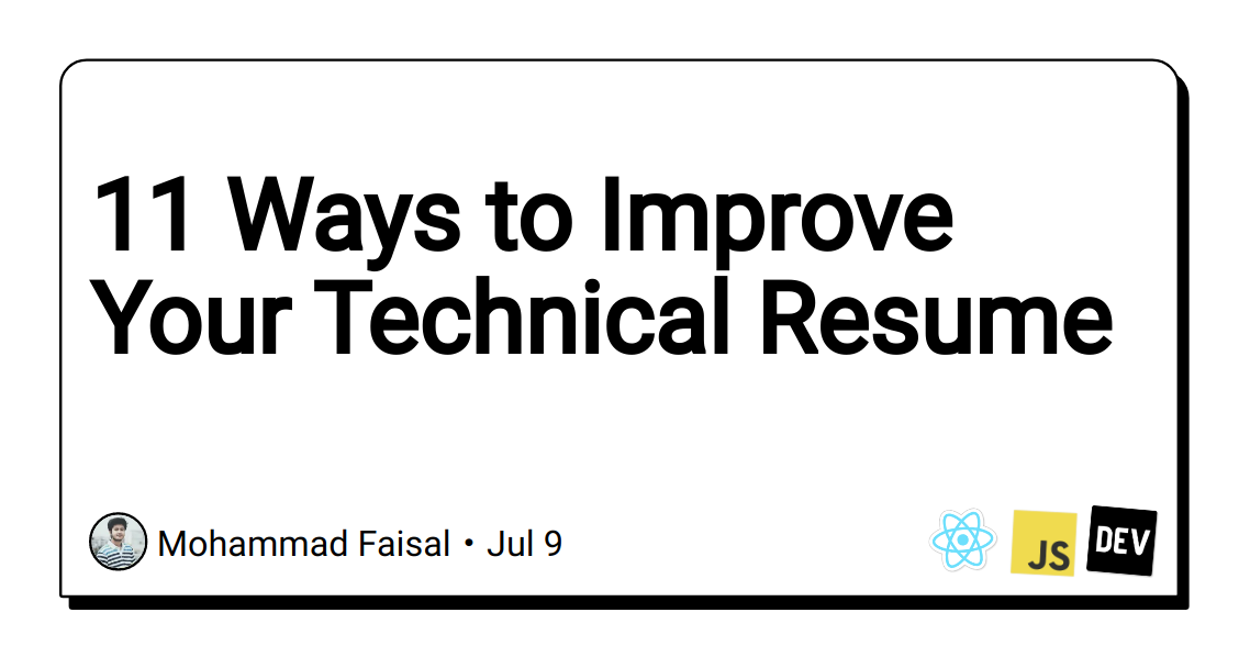 11-ways-to-improve-your-technical-resume