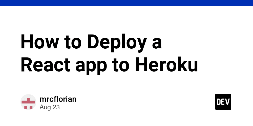 how-to-deploy-a-react-app-to-heroku