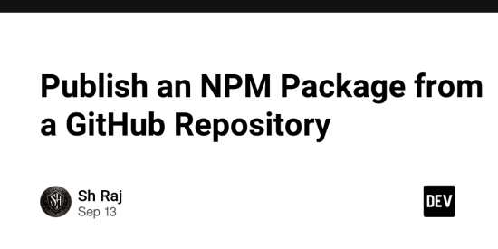 publish-an-npm-package-from-a-github-repository
