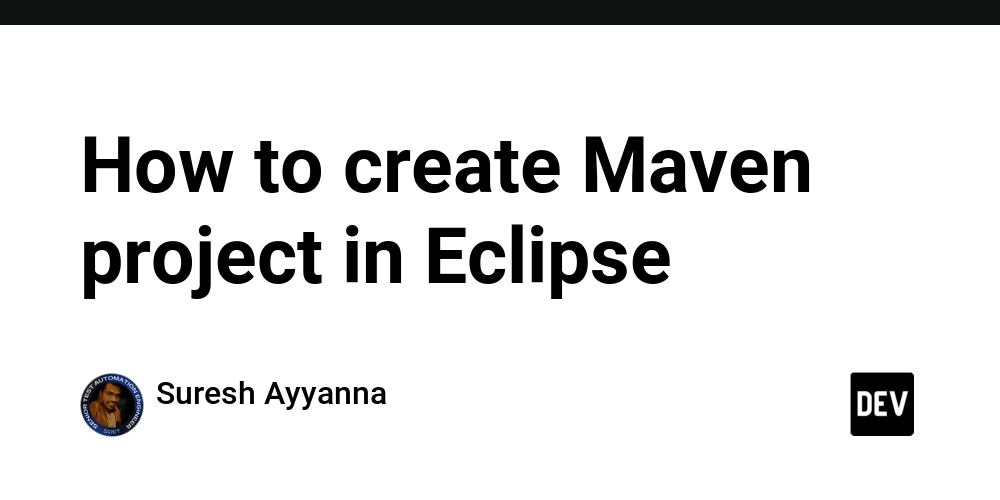 how-to-create-a-maven-project-in-eclipse