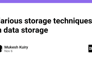 various-storage-techniques-in-data-storage-️