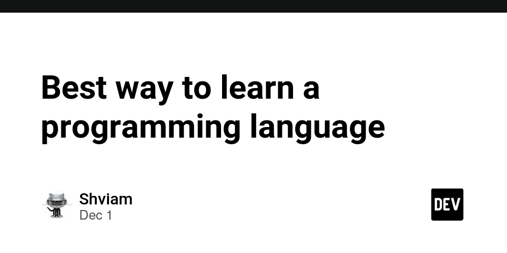 best-way-to-learn-a-programming-language