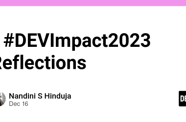 -#devimpact2023-reflections