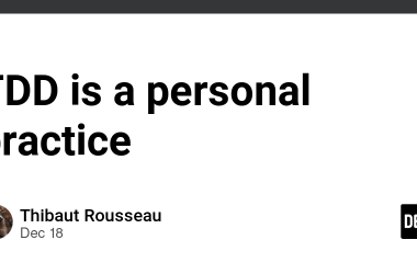 tdd-is-a-personal-practice