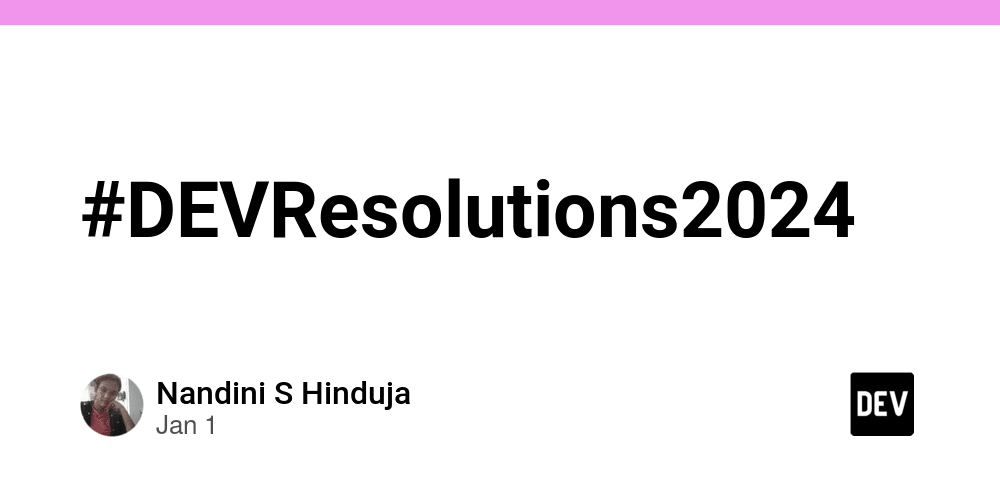 #devresolutions2024