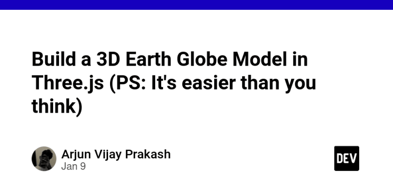 Build a 3D Earth Globe Model in Three.js (PS: It's easier than you ...