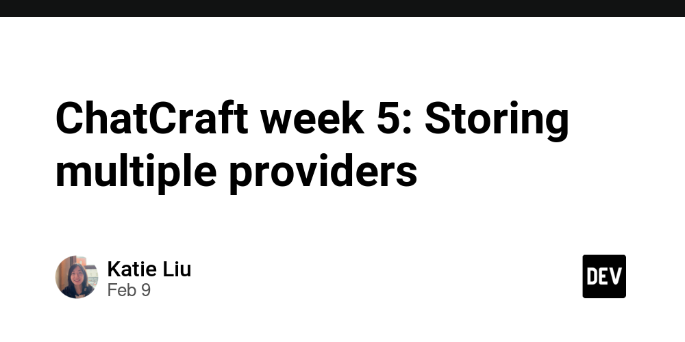chatcraft-week-5:-storing-multiple-providers