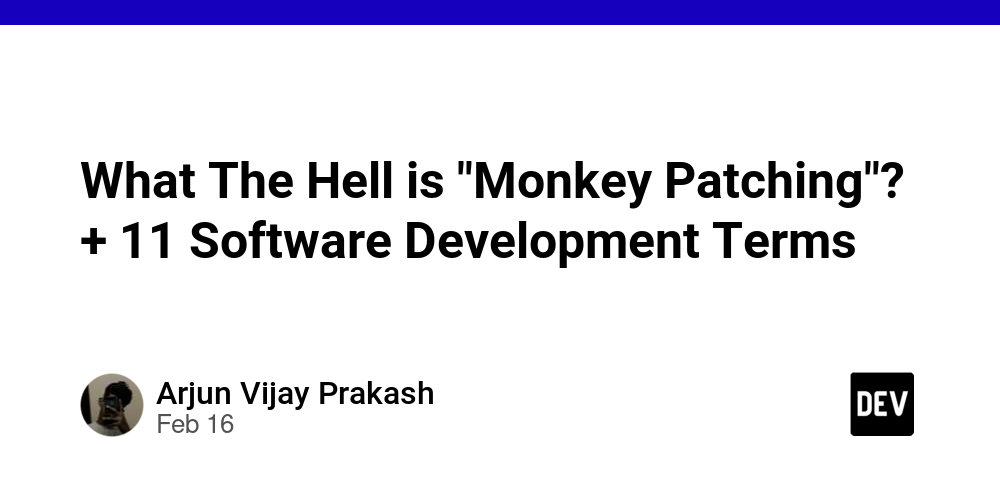 what-the-hell-is-“monkey-patching”?-+-11-software-development-terms-️