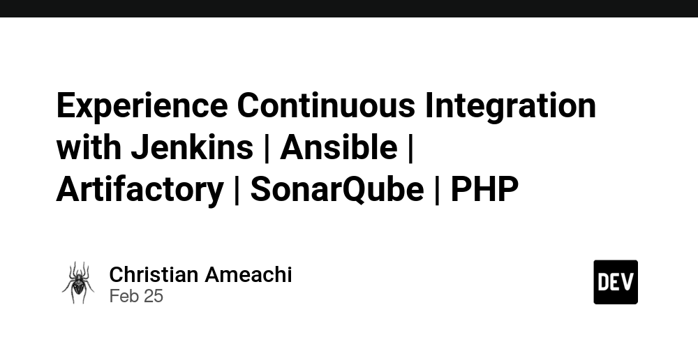 experience-continuous-integration-with-jenkins-|-ansible-|-artifactory-|-sonarqube-|-php