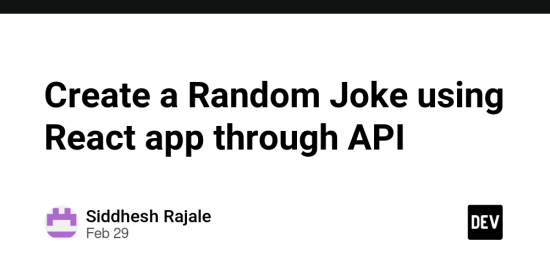 create-a-random-joke-using-react-app-through-api