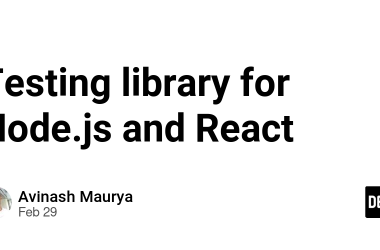 testing-library-for-node.js-and-react