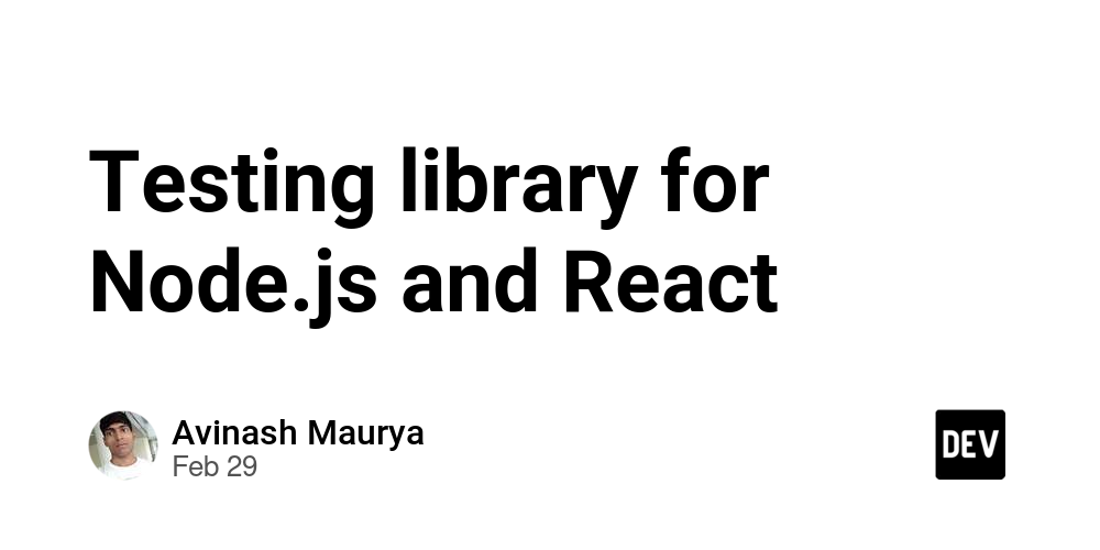 testing-library-for-node.js-and-react