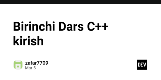 birinchi-dars-c++-kirish
