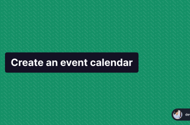 create-an-event-calendar