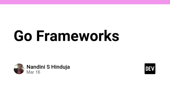 go-frameworks