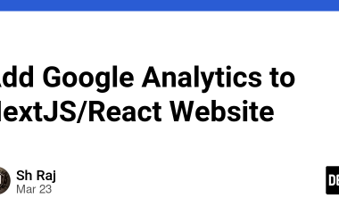 add-google-analytics-to-nextjs/react-website