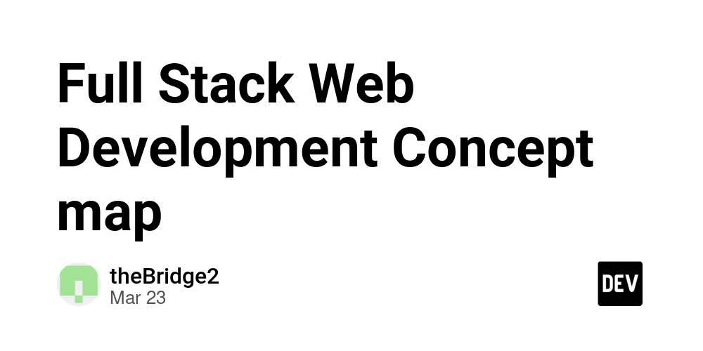 full-stack-web-development-concept-map