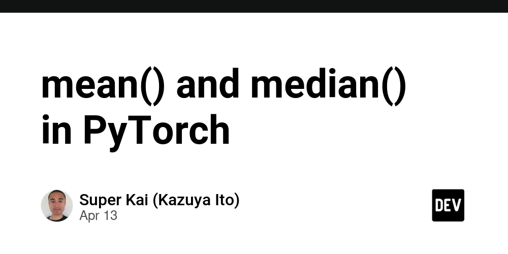 mean()-and-median()-in-pytorch