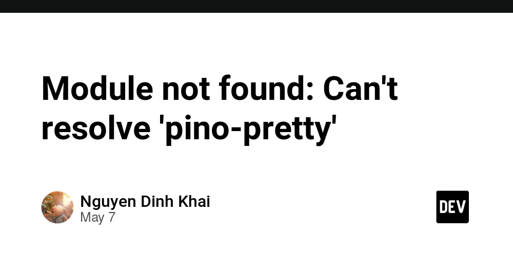 module-not-found:-can’t-resolve-‘pino-pretty’