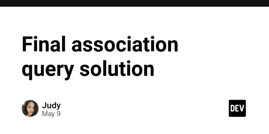 final-association-query-solution