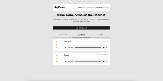 hey!sound:-upload-and-vote-for-the-best-audios-on-the-internet
