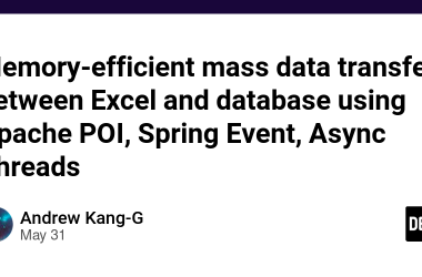memory-efficient-mass-data-transfer-between-excel-and-database-using-apache-poi,-spring-event,-async-threads