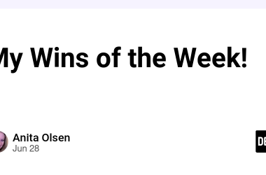 my-wins-of-the-week!-️