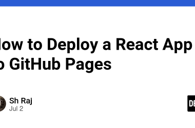 how-to-deploy-a-react-app-to-github-pages