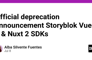 official-deprecation-announcement-storyblok-vue-2-&-nuxt-2-sdks