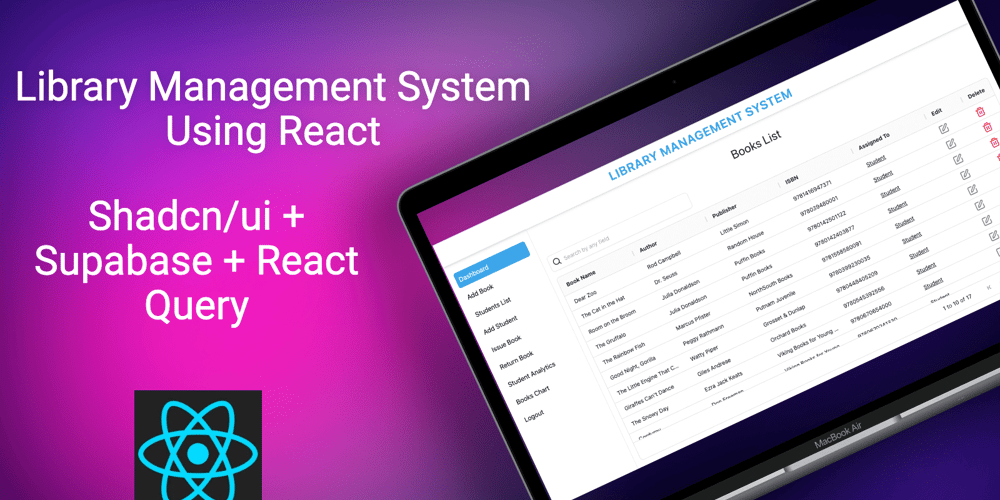 learn-how-to-build-library-management-system-with-charts-from-scratch-using-react-(video-tutorial)